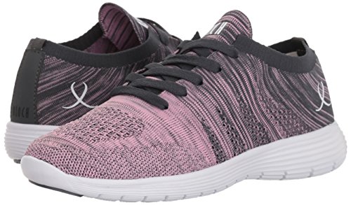 Bloch Dance Women's Omnia Athletic Sneaker/Shoe, Pink/Grey, 7.5 Medium US