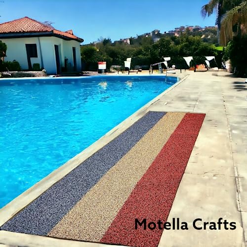 Image of 60 x 75 cm PVC Multigrass Strip Modern Multipurpose Mat for Home,showrom,Shop,Office Entrance, Indoor Outdoor Anti Slip PVC Floor Mat for Bedroom Kitchen