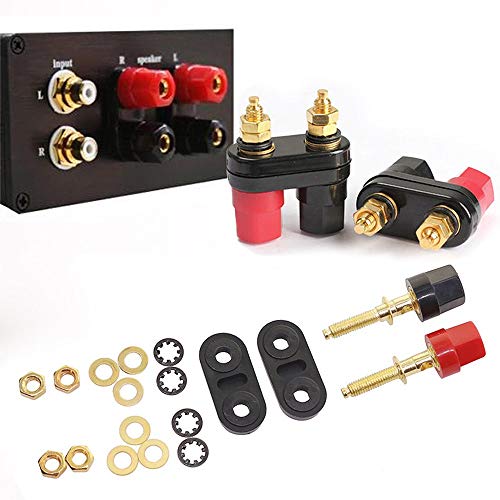 Conectores banana hembra chapados en oro set 4 piezas miniatura 4