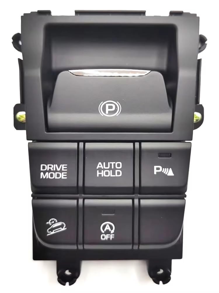 NATWEE Pulsante Freno A Mano Compatibile con Hyundai per Tucson 2016 2017 Interruttore Freno a Mano elettronico Interruttore Console Flusso Completo 93300-D3010