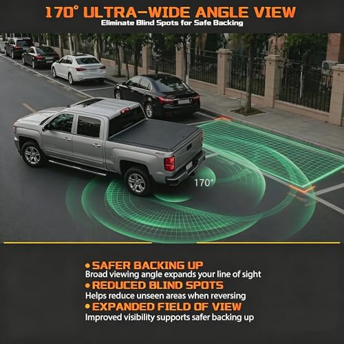 Image of Anpher Rear View 170 HD Night Vision Backup Camera Compatible with Ford Edge 2011 2012 2013 2014 2015 Lincoln MKX 2011 2012 2013#BT4Z-19G490-B FL1T-19G490-AC#Rear Park Assist Camera