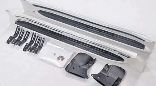 Nerf Bar Pedals Side Steps Running Boards For Toyota Land Cruiser 2008-2021 2Pcs Rail Nerf Bar Pedal #TOP7