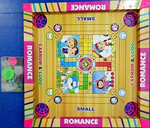 Toy Mall Kids Carrom Board (Carrom Board with Snake & Ladder, Ludo) Size (15*15 Inch) (B09SFT9CLJ) Amazon Price History, Amazon Price Tracker