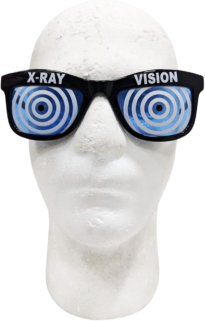 Occhiali da visione a raggi X blu : Amazon.it: Abbigliamento