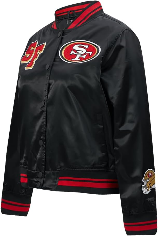 Pro Standard Womens NFL Mash Up Satin Jacket