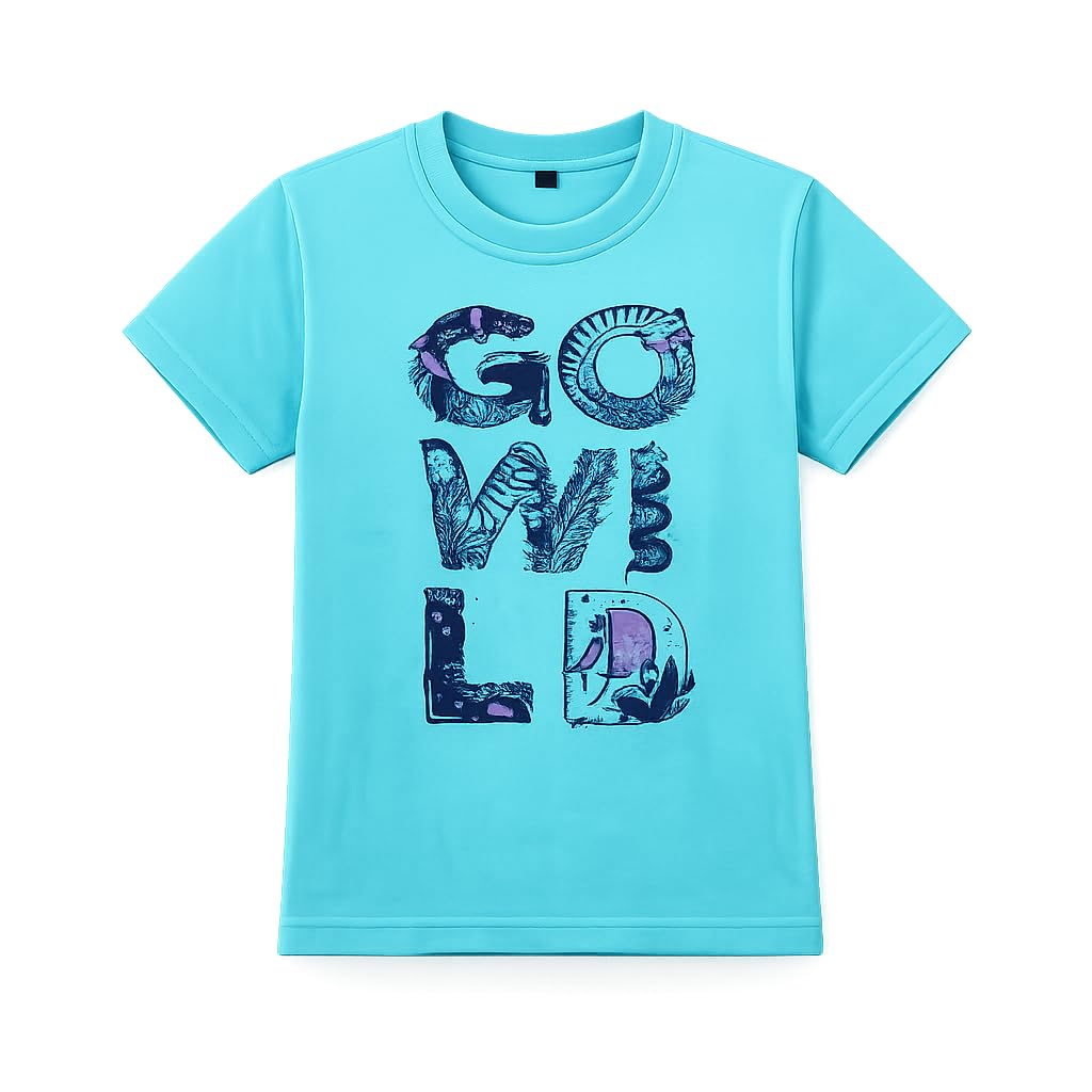 T2F Jungen-T-Shirt, normale Passform, 5 Stück, Mehrfarbig, 5, 11-12 Jahre