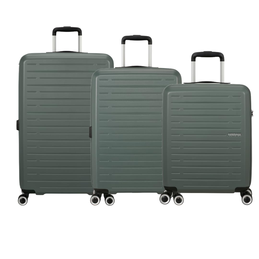 American Tourister SET TROLLEY AEROJOY (S+M+L) (DARK FOREST-1257, SET (S+M+L))