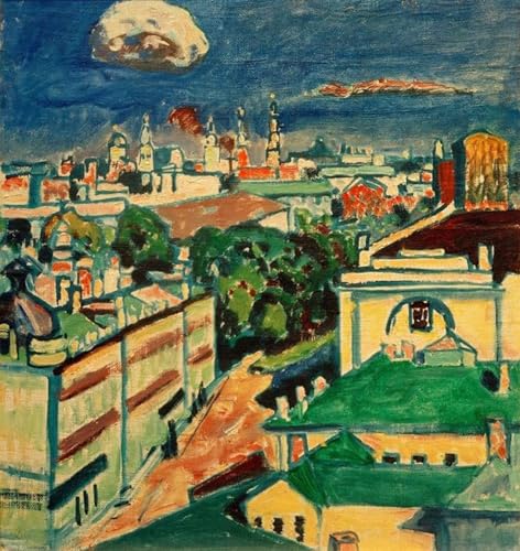 Lienzo de Wassily Kandinsky para renovar paredes vacias salon cuadro 60x90 cm
