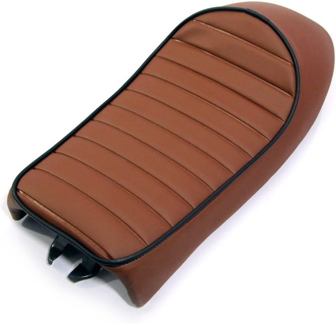 Motorcycle Seat in Brown for Retro Café Racer or Streetfighter Project Bike