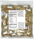 Gem Gem Ginger Candy Chewy Ginger Chews (Orange, 1 Pound Bulk Pack)