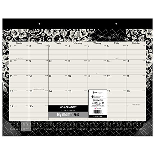 At-A-Glance Desk Pad Calendar 2017, 21.75