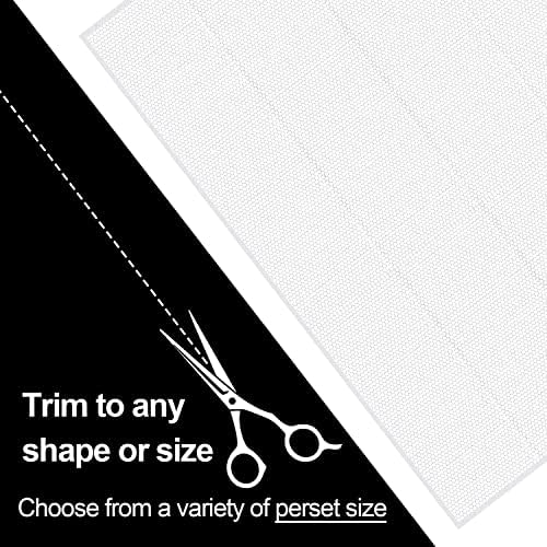 Hoiny Mosquito Net for Windows,3 Packs DIY Self-Adhesive Window Screen Mesh (1.3 * 1.5 m) with 3 Rolls White Tapes,Universal Transparent Mosquito Insect Screen Can Be Cut and Fit Without Drilling