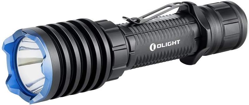 OLIGHTWXP Flashlight Recharageable Ultra Bright Flashlight 2100 Lumens LED Flashlight 500 Meter Throw, 3 Meter Drops Vibrating Power Indicator for Outdoors,Camping,Hiking (Black)