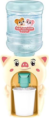 Miniatura 10 de LUOZZY Mini dispensador de agua de juguete para niños, máquina de agua de animales de simulación, juguete para niños, dispensador de agua, juguete