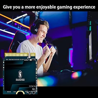 M.2 2230 SSD 256GB NVMe PCIe Gen3.0X4 Internal Solid State Drive, Compatible with Steam Deck,Surface Pro7+/Pro/Pro9/pro X/laptop3/laptop4/laptop Go, Ultrabook(256GB, 2230 Gen3.0)