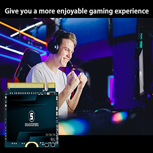 Image of SSD 256GB M.2 2230 NVMe PCIe Gen 4.0, 30mm Internal Solid State Drive, Compatible with Steam Deck, ROG Ally, Microsoft Surface Pro, Ultrabook