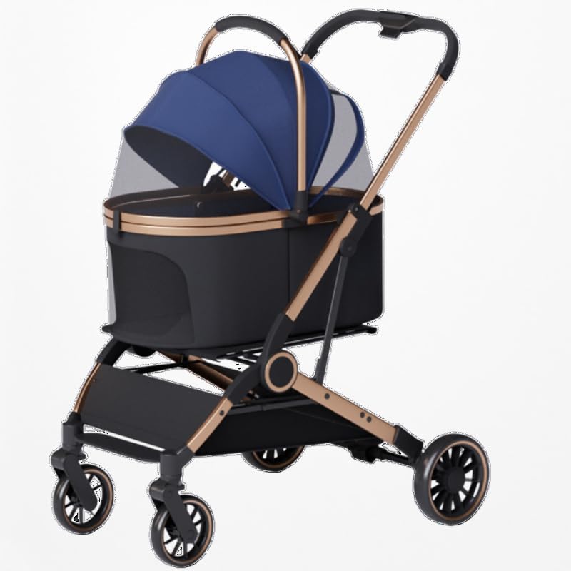 Amazon.co.jp: ペットトロリー キャット ドッグカー 軽量で耐荷重 4輪  