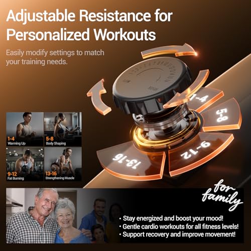 Magnetic Folding Exercise Bike