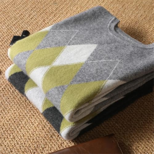 Men’S Crew Neck Sweater Knitted Jumper Long Sleeve Knit Basic Sweaters4