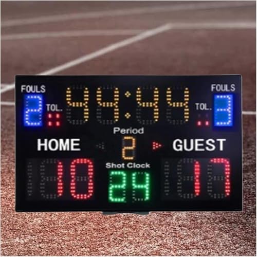 Marcador Electrónico Multifuncional para Baloncesto Interior miniatura 6