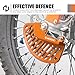 NICECNC Orange Front Brake Rotor Disc Protector Cover Compatible with KTM 300 EXC TPI 2019-2023 250 EXC-F 2017-2024 500 EXC-F 2016-2022 2024 125 XC 2021-2024 See Fitment