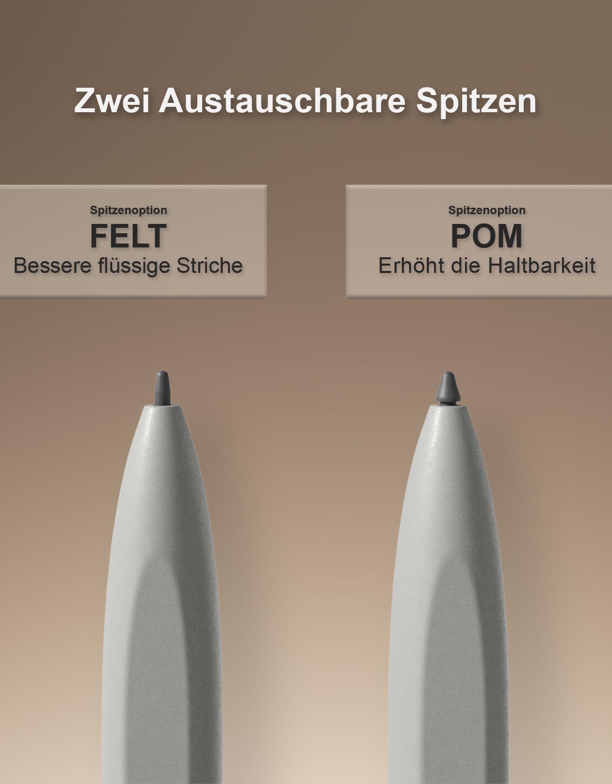 VIWOODS Upgraded W2 Stylus Pro mit 5 Ersatzspitzen, Fortschrittlicher Stylus-Stift mit 0,5mm Ultra-Feiner Spitze, 960Hz Hoher Abtastrate, Linearer Druckempfindlichkeit