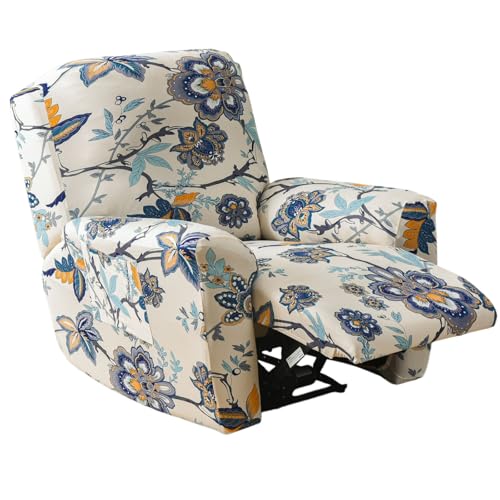 Image of Eco-Ancheng Recliner Slipcovers 4-Pieces Lazyboy Covers Couch Chair Cover Non Slip Reclining with Storage Pockets Furniture Protector for Living Room