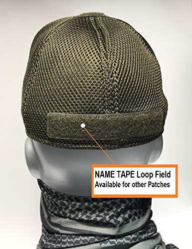 Condor Flex Mesh Cap (Od Green) Bundled With Armorbilt Flag & Warrior Patch, Operator Hat (S/M) #TOP3