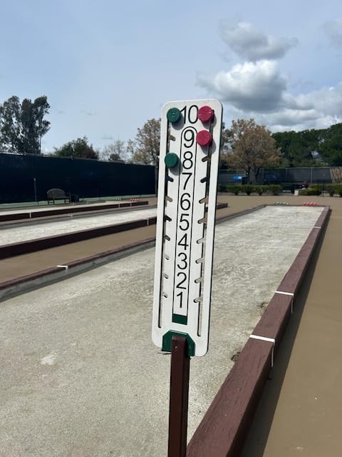 BuyBocceBalls Listing - Bocce Scoreboard (Choice of Indicator Colors)