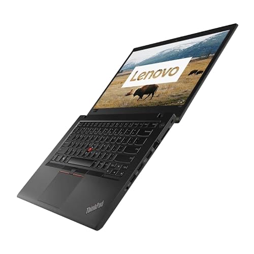 Lenovo ThinkPad T490 - 14-calowy Laptop z Intel Core i5, 16 GB RAM, SSD 512 GB, Podświetlana Klawiatura QWERTZ, Windows 10 Pro (Odnowiony)