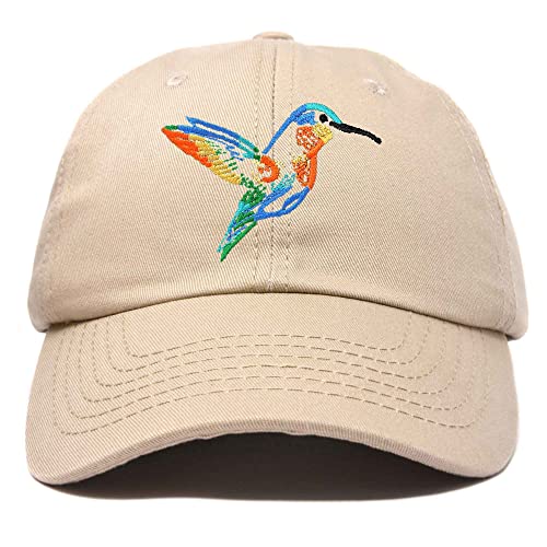 Dalix Hummingbird Hat Baseball Cap Mom Nature Wildlife Birdwatcher Gift In Khaki #TOP24