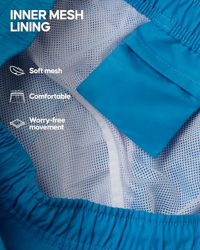 DANISH ENDURANCE Men's Swim Trunks with Mesh Lining, Quick-Dry, Lightweight4