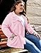 Bloggerlove Plus Size Lightweight Rain Jacket Women Waterproof Raincoat with Hooded Outdoor Hiking Windbreaker Pink 3XL