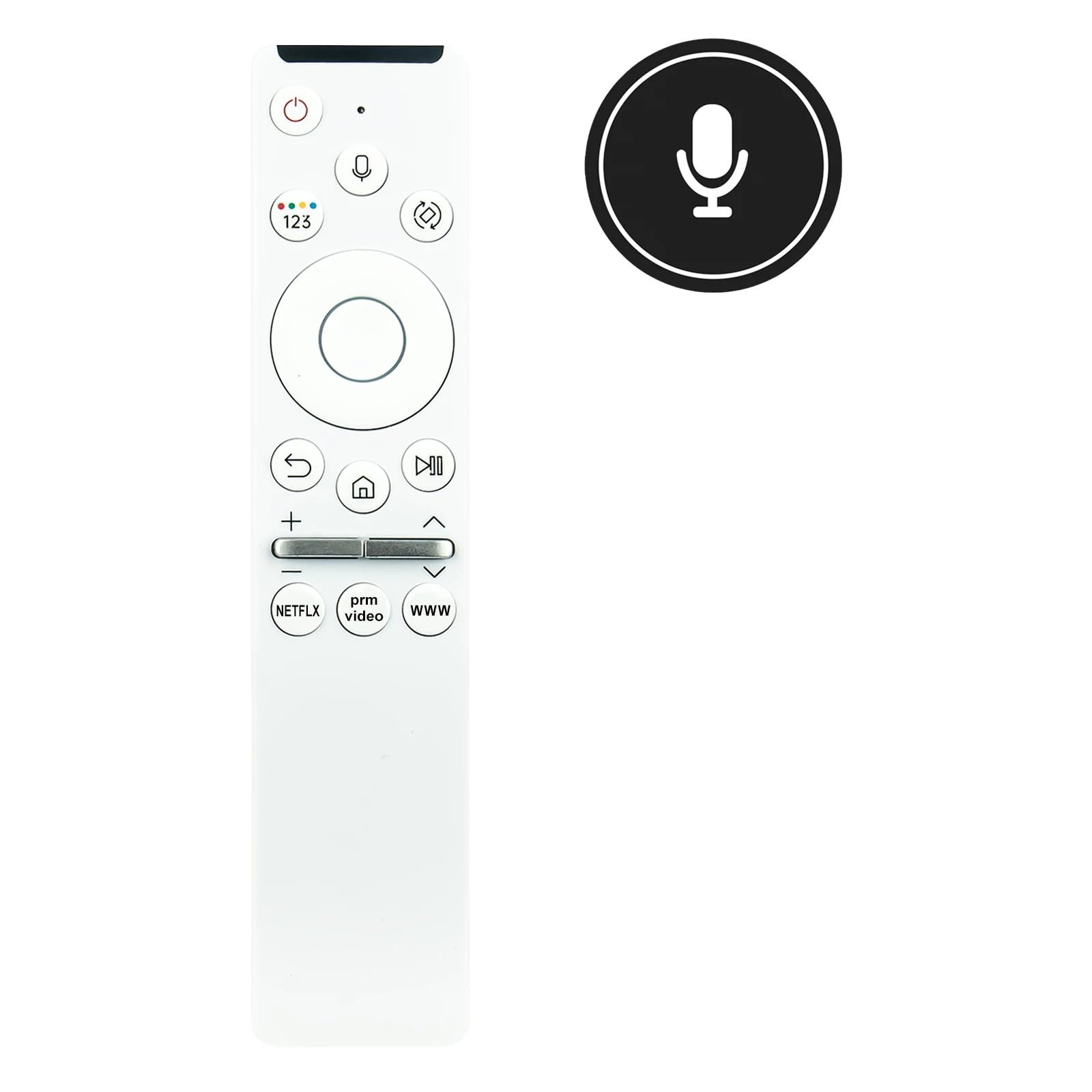 Télécommande à Remplacement Vocal BN59-01330S, 1 pièce, Compatible avec Remocon Smart