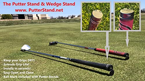 Golf Chipper And Putter Prop Stands – Hinged Putter Stand Cap Keeps Golf Club Shafts Off Ground – Putter Holder By Hd Products (Ovesized) #TOP6