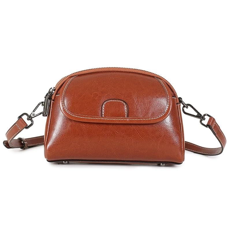 Sac à main en cuir polyvalent et mini sac croisé idéal pour vos vacances