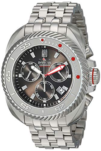 Invicta Men's JT Quartz Stainless-Steel Strap, Silver, 24 Casual Watch (Model: 26418)