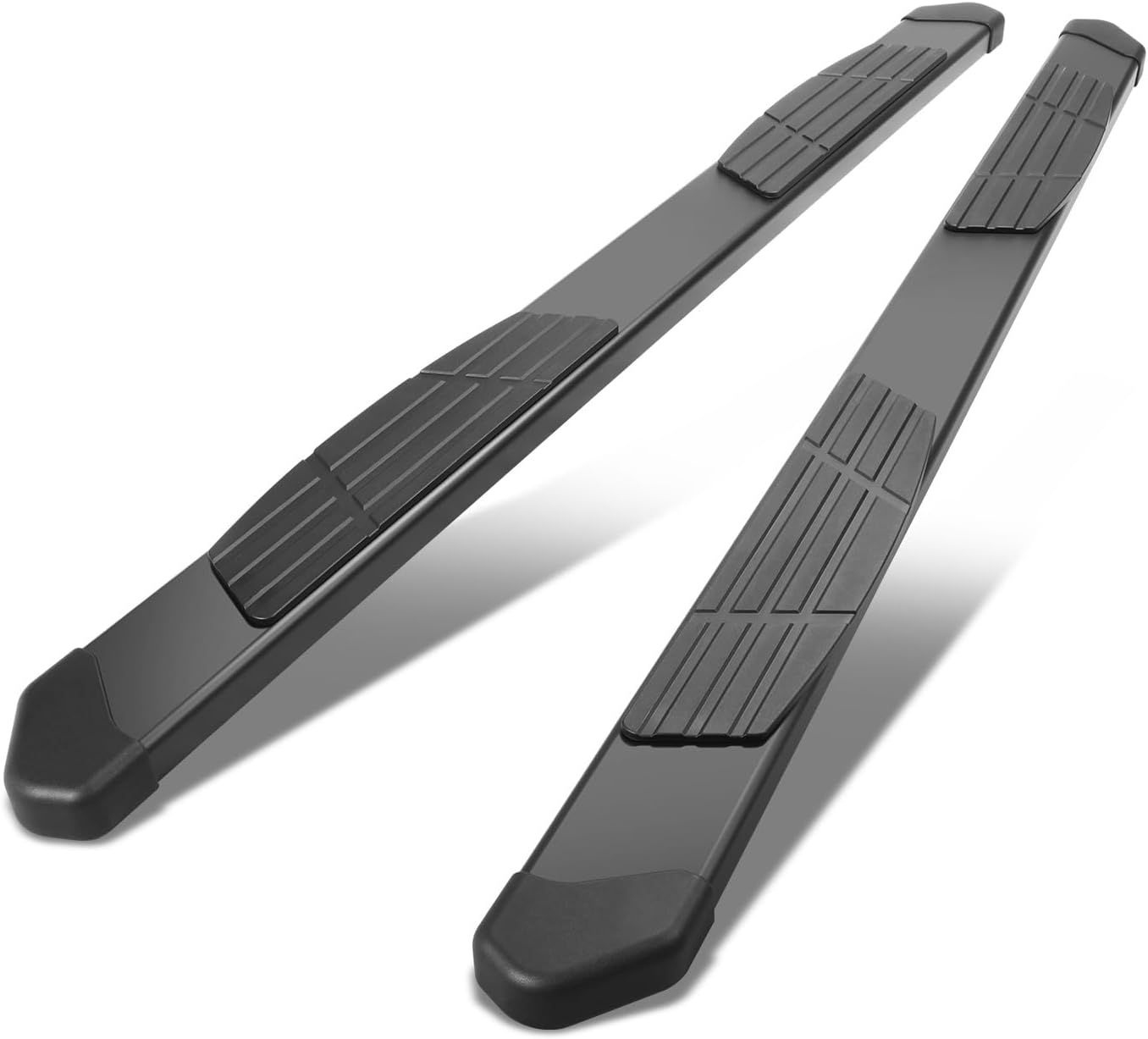 DNA MOTORING 6" Running Boards Compatible with 22-23 Tundra Crew Cab 4Dr, Stainless Steel Side Step Nerf Bars, STEPB-ZTL-8317-BK