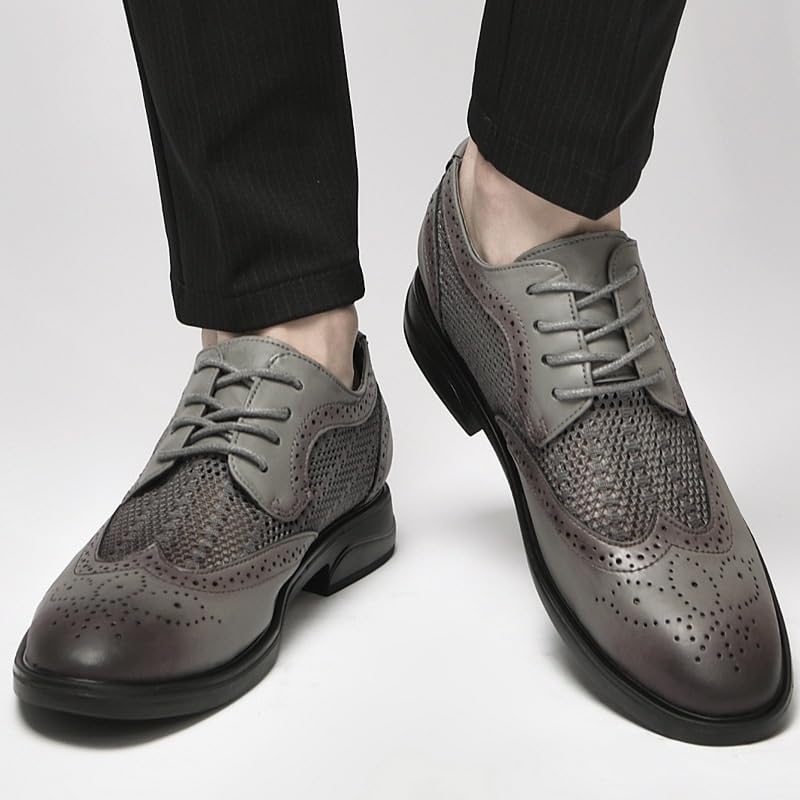 Classic Mesh Breathable Lightweight Walking Shoes Men's Fashionable Low Top Non Slip Loafers Shoes2