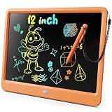 Picture of KOKODI LCD Writing Tablet, 12 Inch Colorful Toddler Doodle Board Drawing Tablet, Erasable Reusable Electronic Drawing Pads, Educational and Learning Toy for 3-6 Years Old Boy and Girls(Orange)