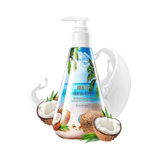Toothpaste with Easy-Press Pump, Hands-Free Toothpaste for Countertop, No-Mess &