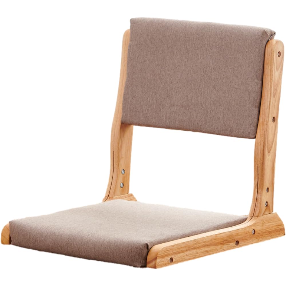 Foldable Floor Chair,Japanese Style Legless Tatami Chair with Back  Support,Living Room Chair Floor Seat