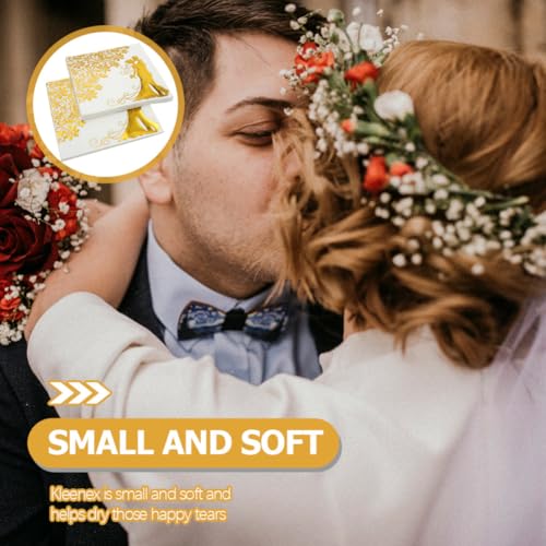 Servilletas para boda elegantes con 40 piezas de pulpa de madera 4
