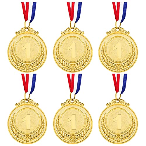 Fguolvqi Gold Winners Medals, 6 Pack Olympic Gold Medals, Me...