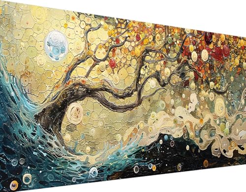 Peinture Diamant Arbre 5D pour illuminer votre salon avec un loisir créatif relaxant