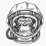 AMC Ape Army Moon Stock - Meme Stock Sticker Vinyl Decal Waterproof Bumper Sticker Laptop Window 5"