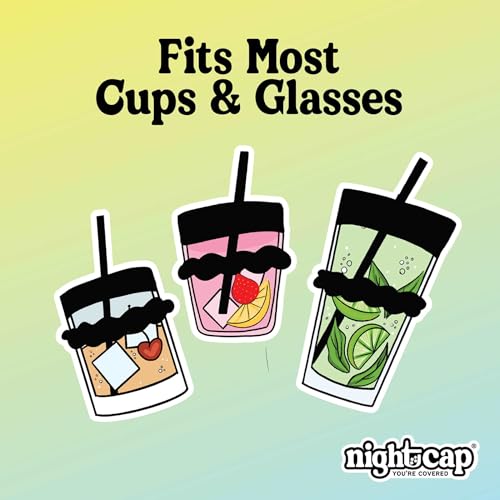 image for Nightcap Drink Cover Scrunchie, 4 Pack – As Seen on Shark Tank and T