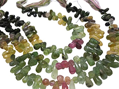 Tourmaline pastèque briolettes LKBEADS pour fabriquer un cadeau fait main unique