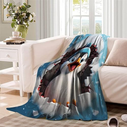 Couvertures imprimées en 3D animaux plaid canapé draps de camping 200x230