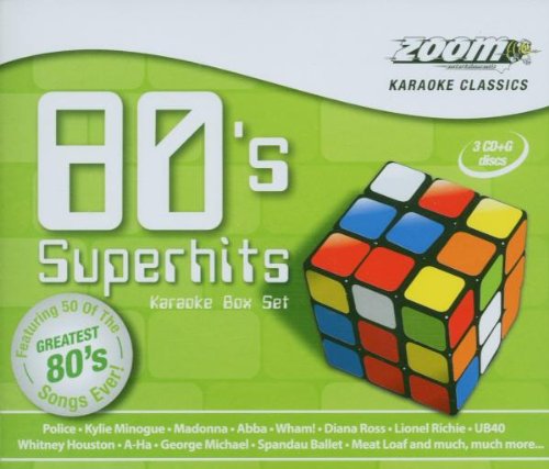 Zoom Karaoke   Eighties Superhits Box Set   50 Songs   Triple CD+G Set